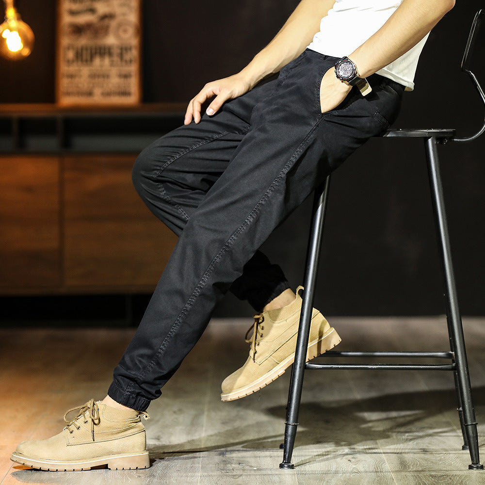 Men's tapered joggers breathable elastic waist ribbed ankle cuffs Nordic Flair athletic fit