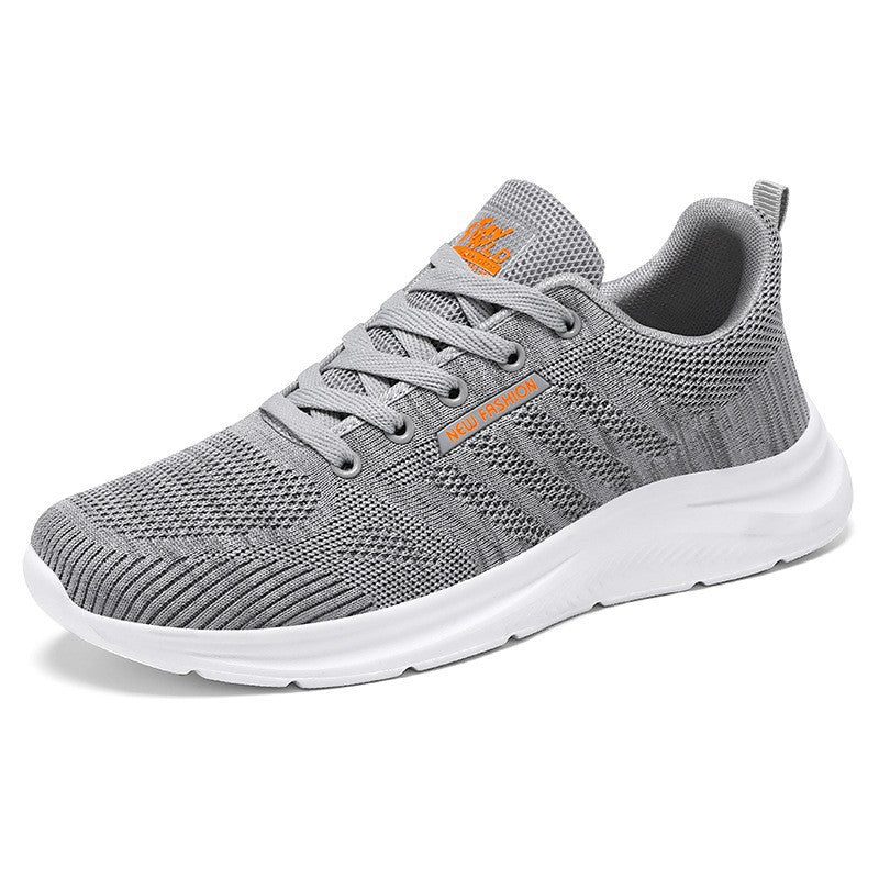 Women's lightweight low-cut running shoes breathable knit upper lace-up design for active performance