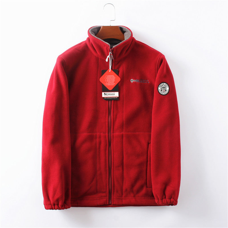 Norway fleece vest windproof water-repellent 360° thermal protection lightweight outdoor layer