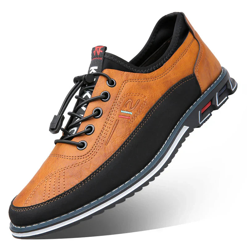 Men's Gatsby barefoot shoes recycled leather waterproof lining minimalist wide toe box natural fit