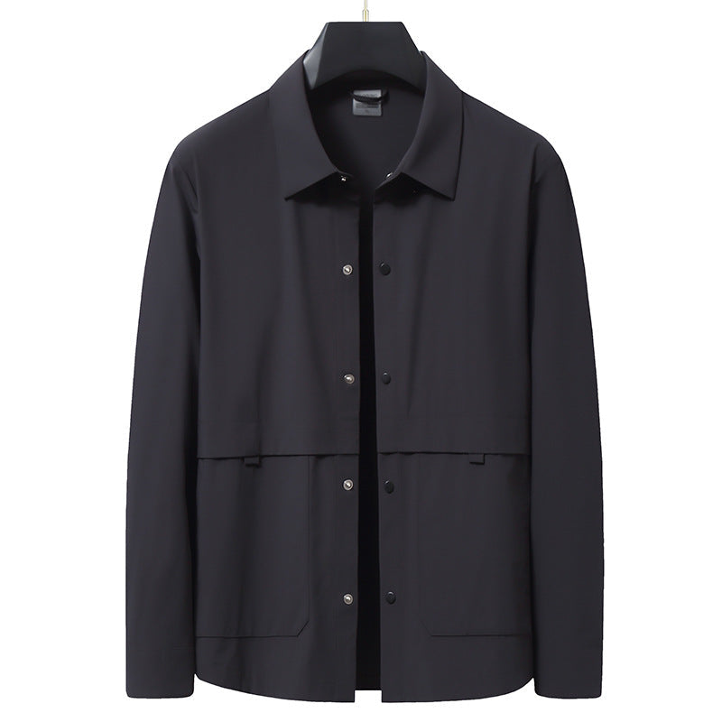 Ascot Shell lightweight nylon windbreaker jacket water-resistant packable collared silhouette