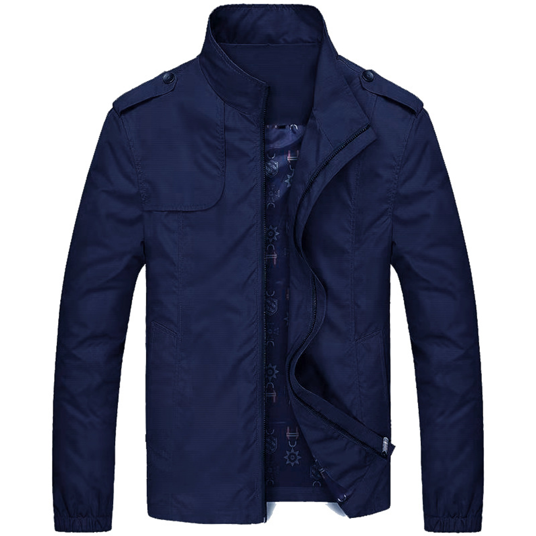 Men's classic casual jacket tailored fit clean lines structured style versatile office to evening wear