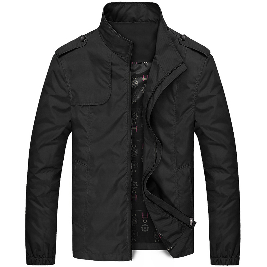Men's classic casual jacket structured tailoring slim fit versatile office-to-evening style