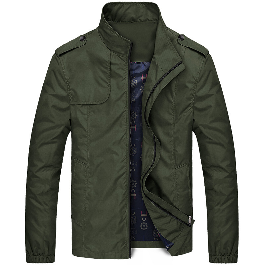 Men's classic casual jacket tailored fit clean lines versatile office-to-evening structured style