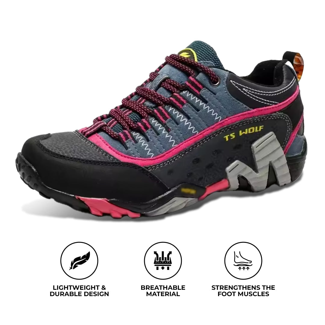 Urbann-Vibe Hike Balance WOLF gray walking shoes with foot-first biomechanical design for all-day comfort