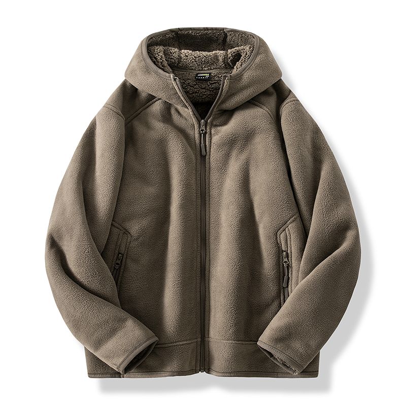 Men's lightweight insulated fleece jacket for hiking, breathable warmth with modern versatile fit