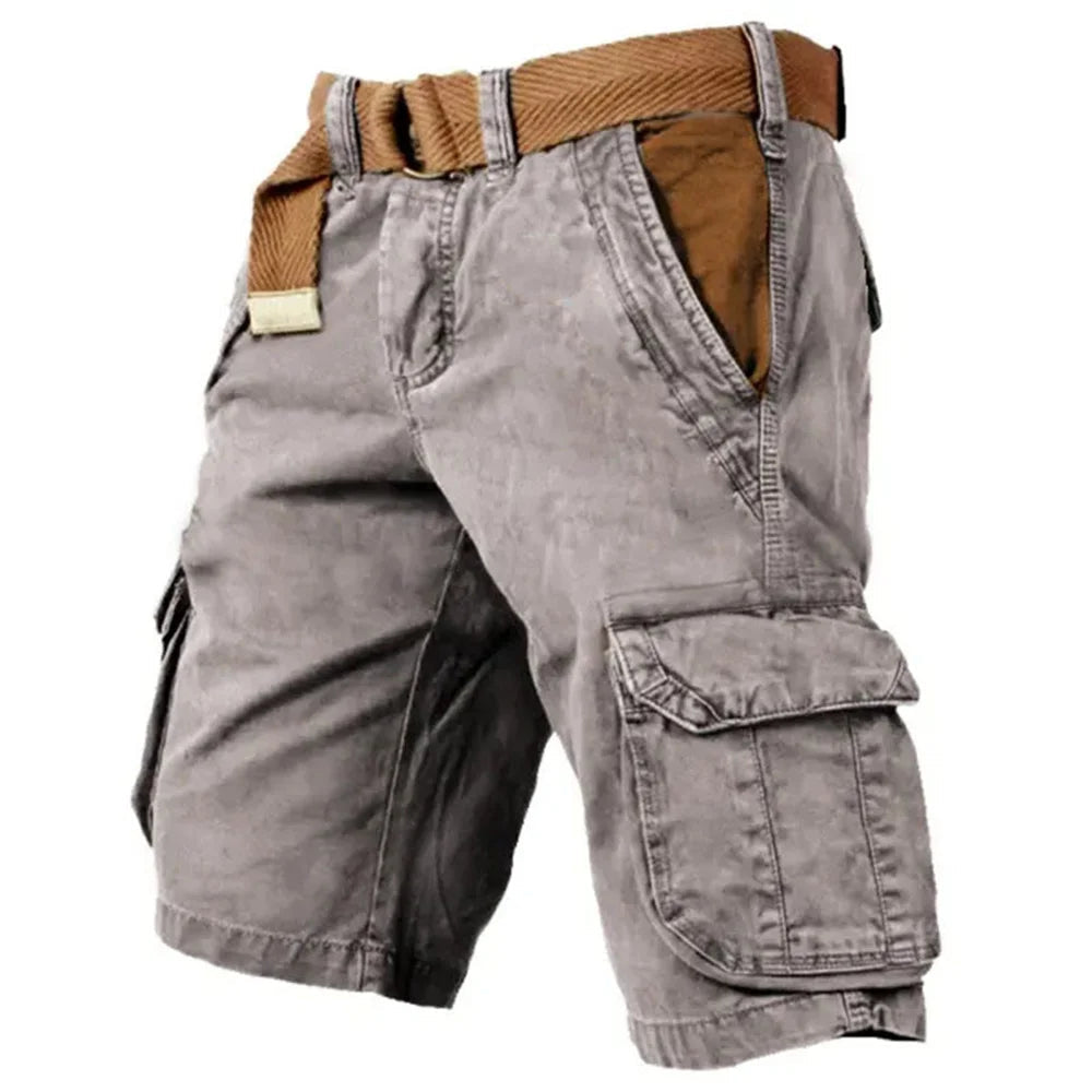 Harold men's casual shorts lightweight breathable everyday fit with functional pockets in neutral style