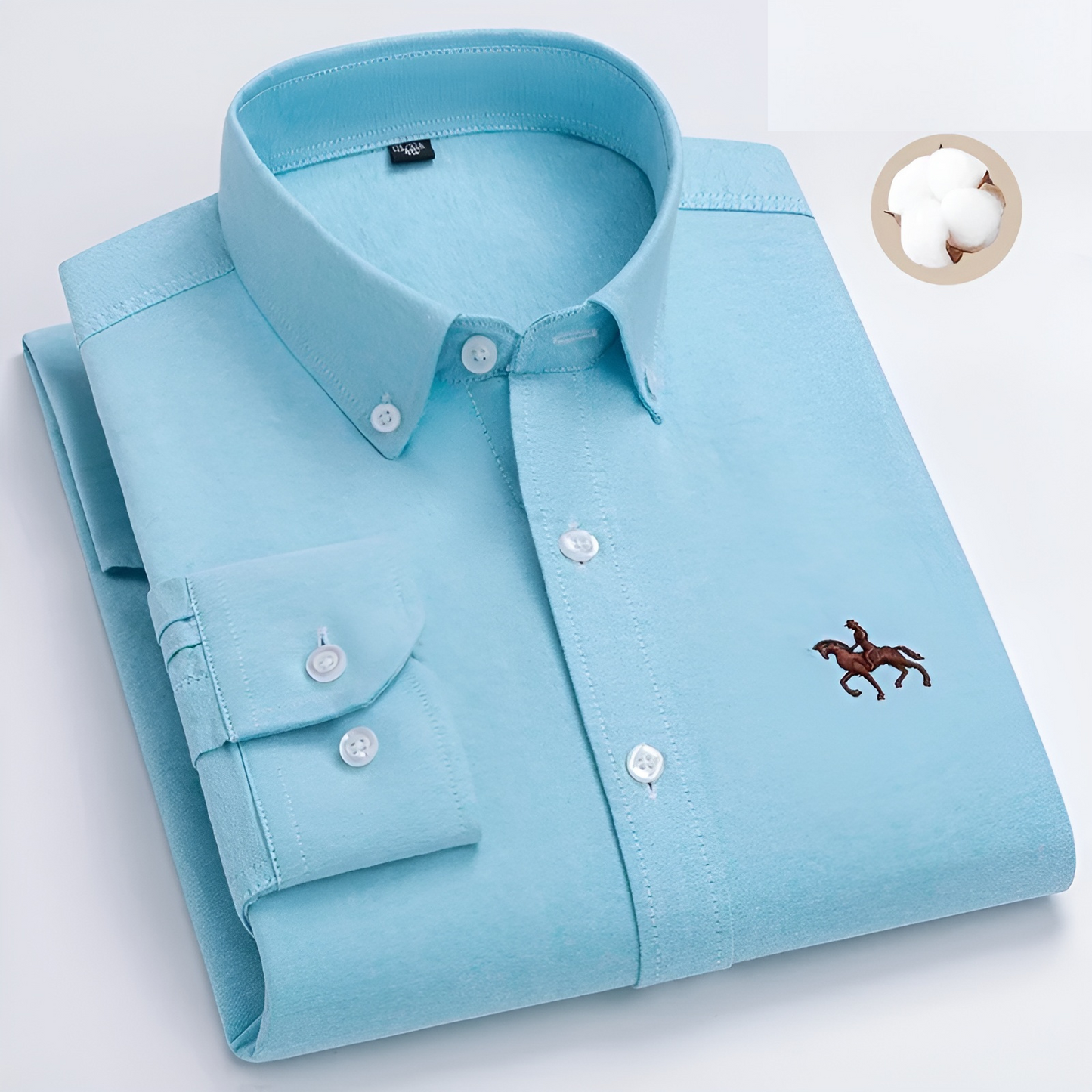 Men's relaxed-fit checkered button-down shirt in classic plaid pattern, versatile casual style