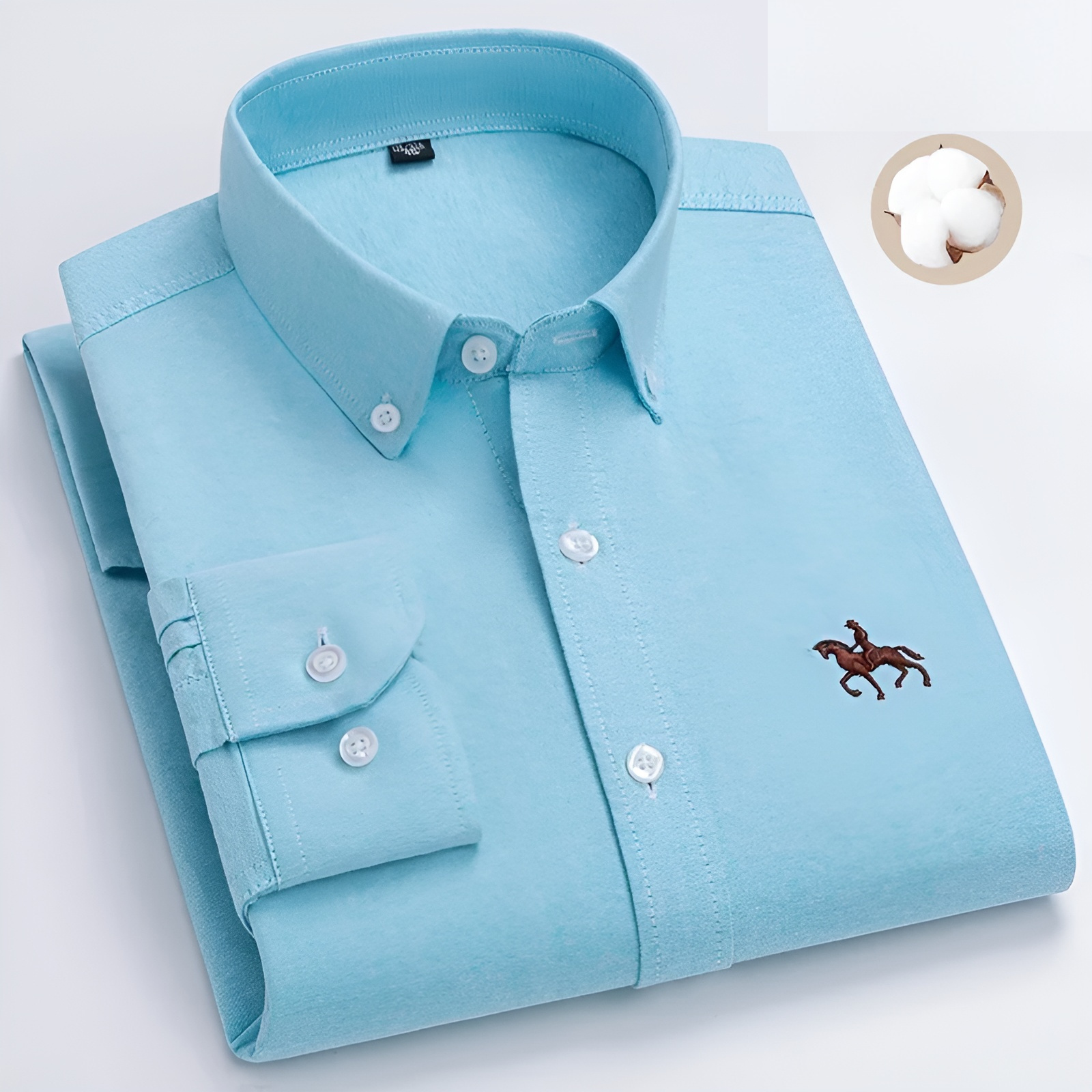 Men's relaxed-fit checkered button-down shirt in classic plaid pattern, versatile casual style