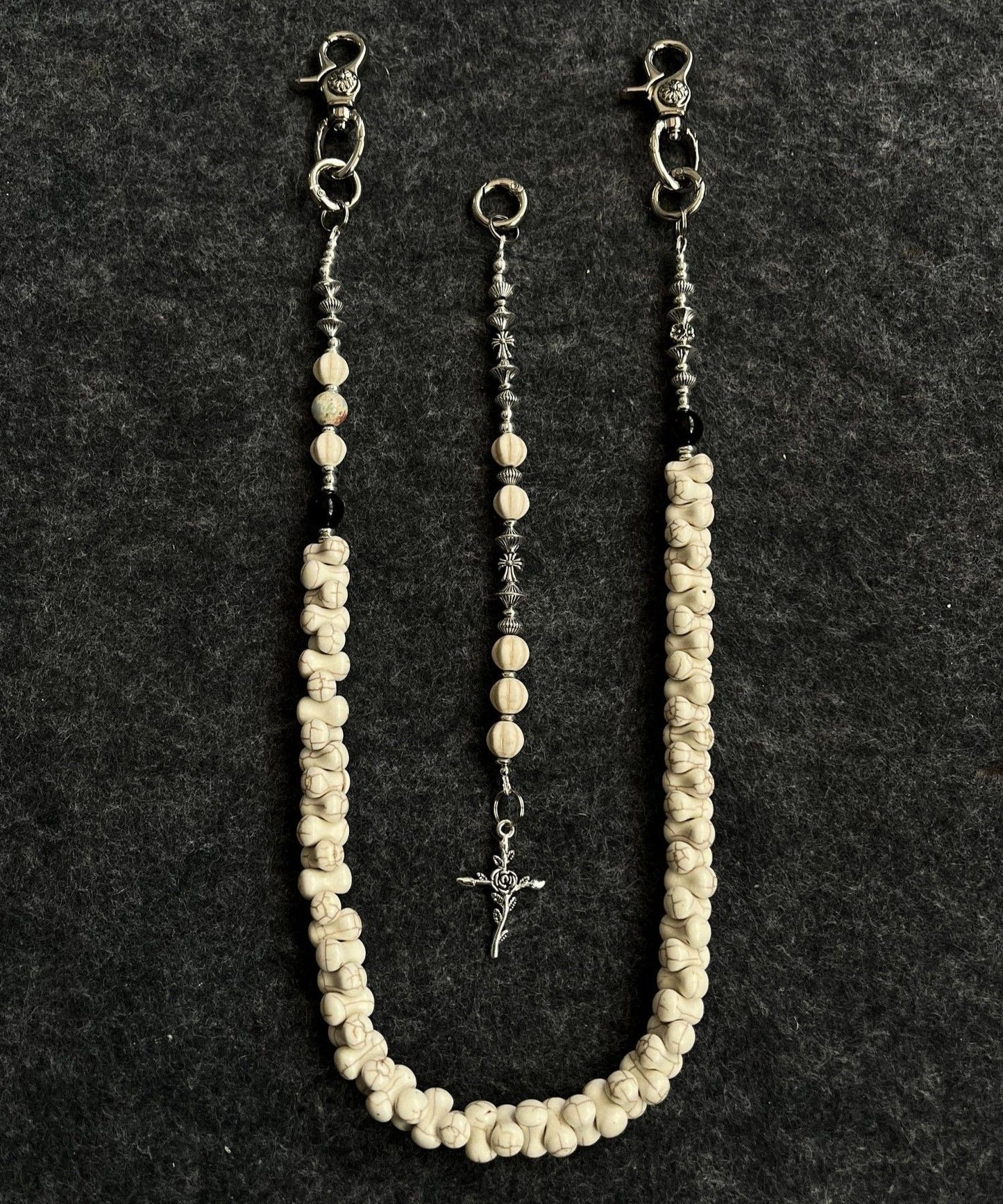 Chaîne de taille en soie et métal avec perles et perles, design original - Urbann-Vibe