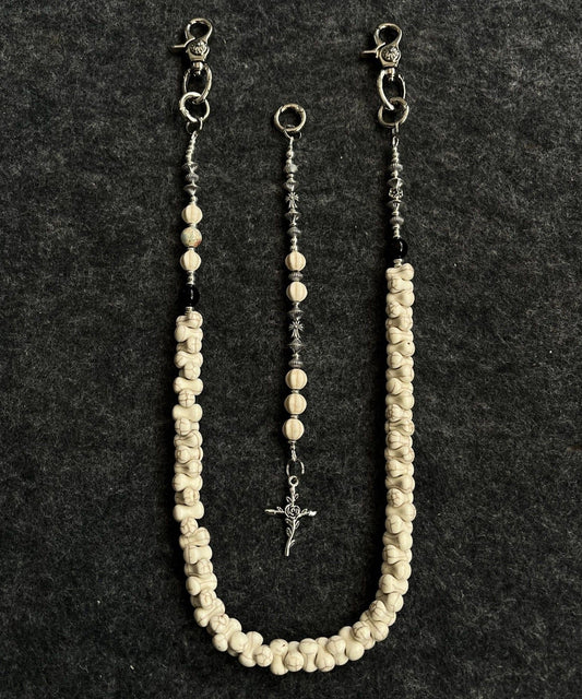 Chaîne de taille en soie et métal avec perles et perles, design original - Urbann-Vibe