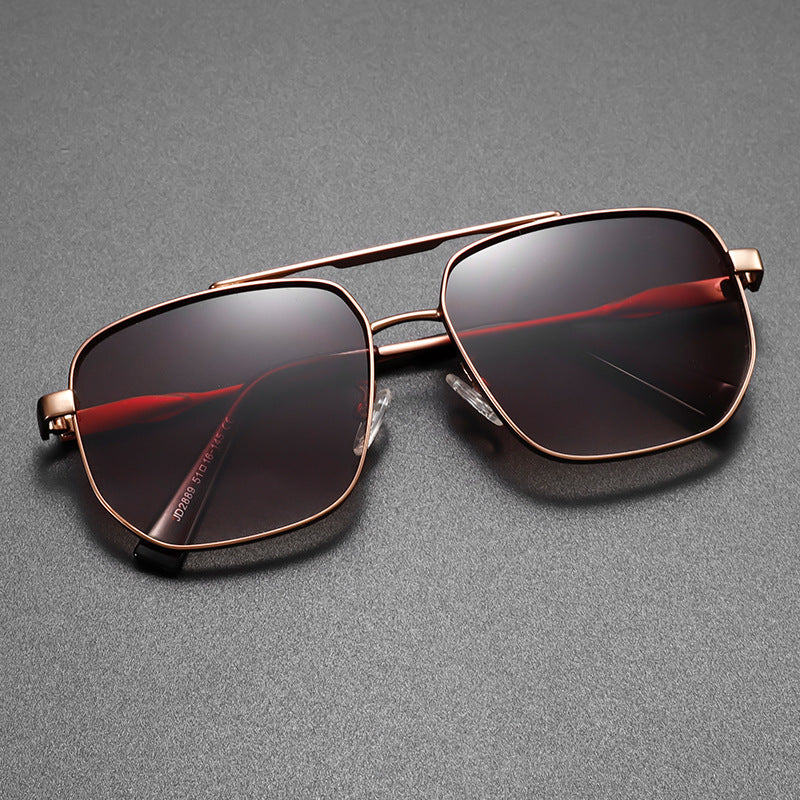 Matte black aviator sunglasses gradient lenses lightweight comfort nose pads everyday style