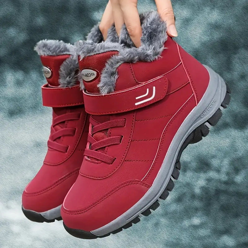 Unisex orthopedic winter boots waterproof fleece-lined non-slip all-weather comfort support cold weather