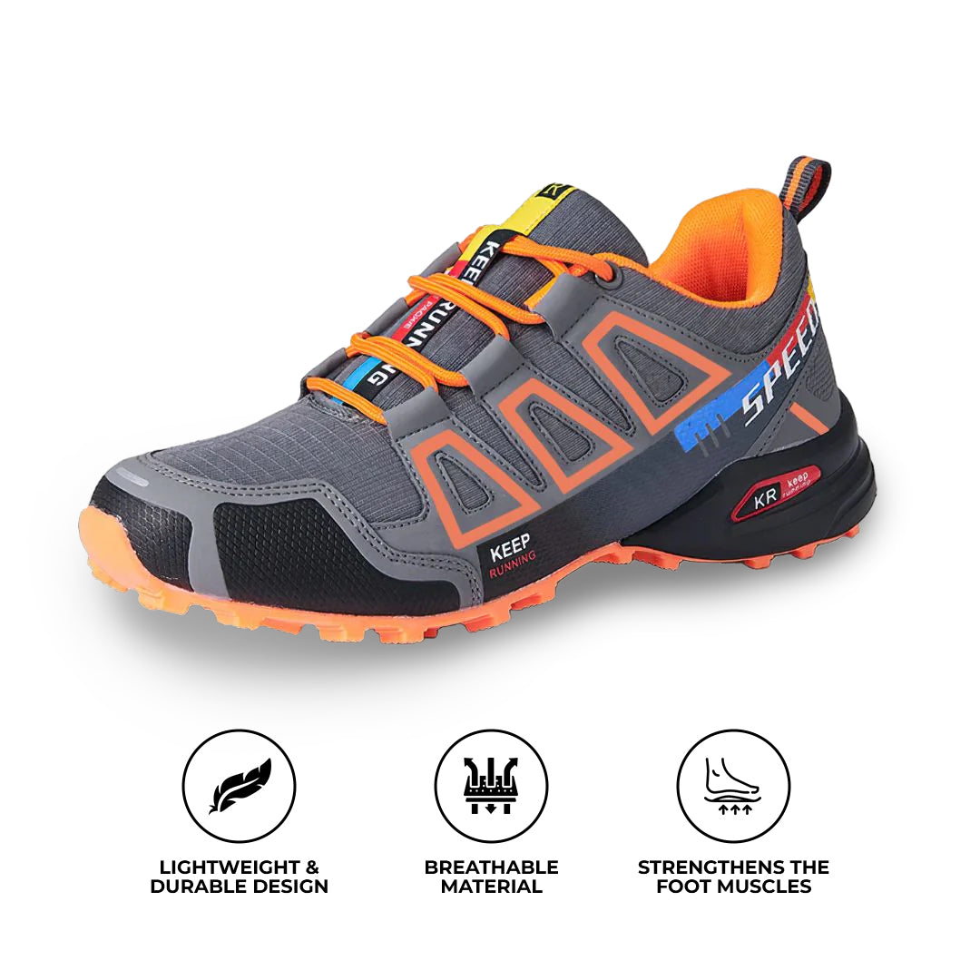 Urbann-Vibe Hike Balance walking shoes lightweight podiatry support shock-absorbing soles all-day comfort