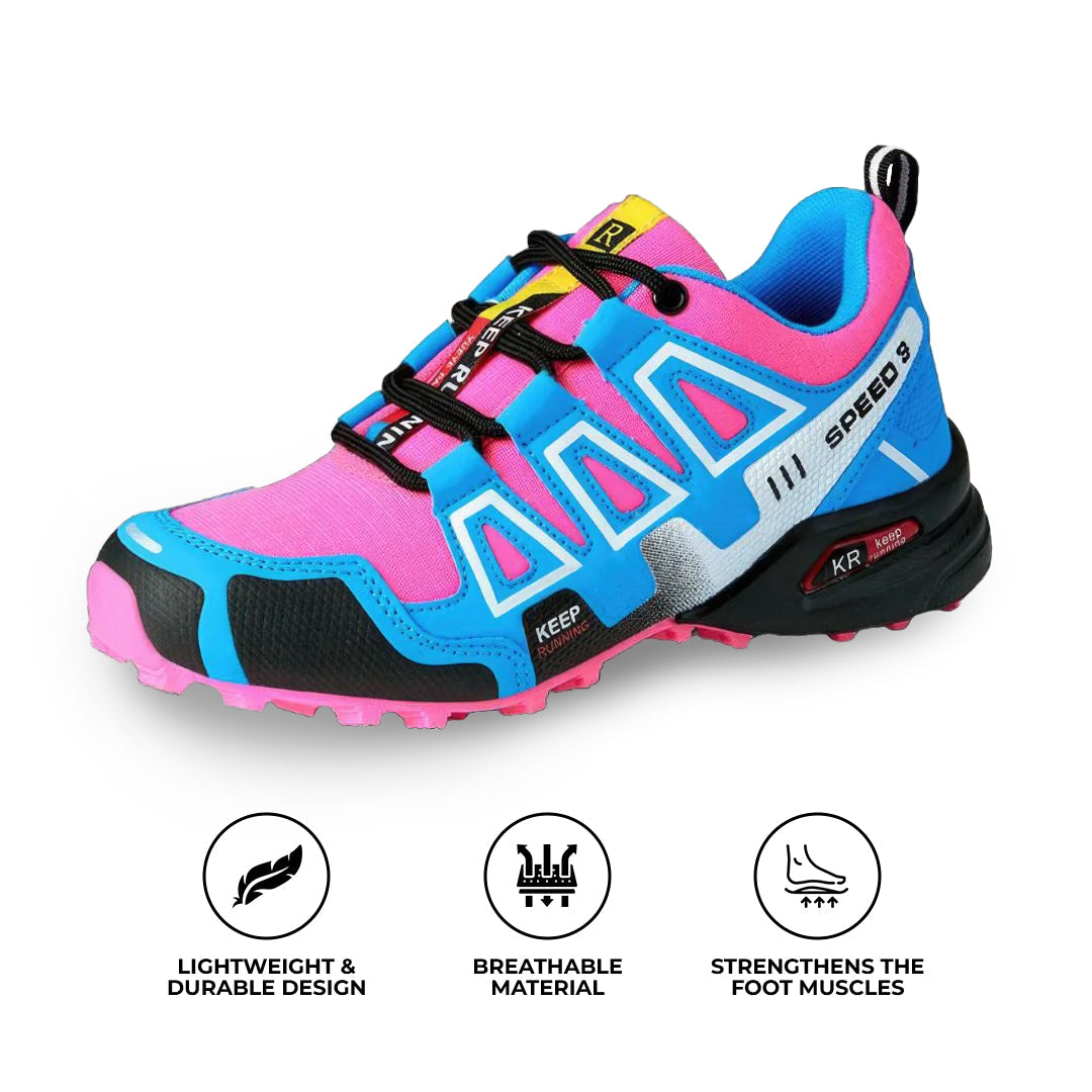 Urbann-Vibe walking shoes lightweight podiatry support shock-absorbing soles all-day comfort hike balance