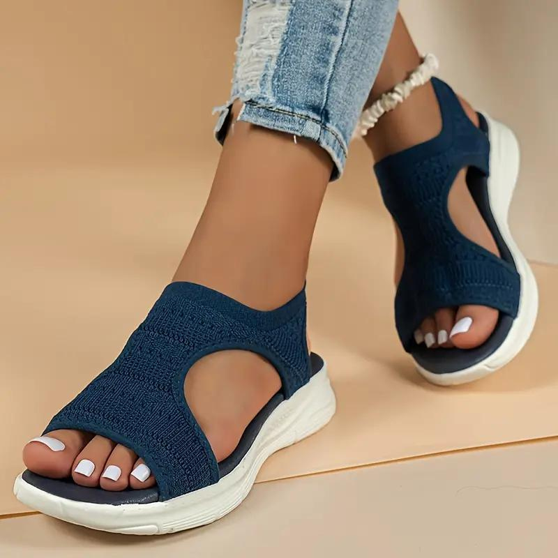 Women's slip-on sandals with ergonomic arch support, lightweight casual design for all-day comfort