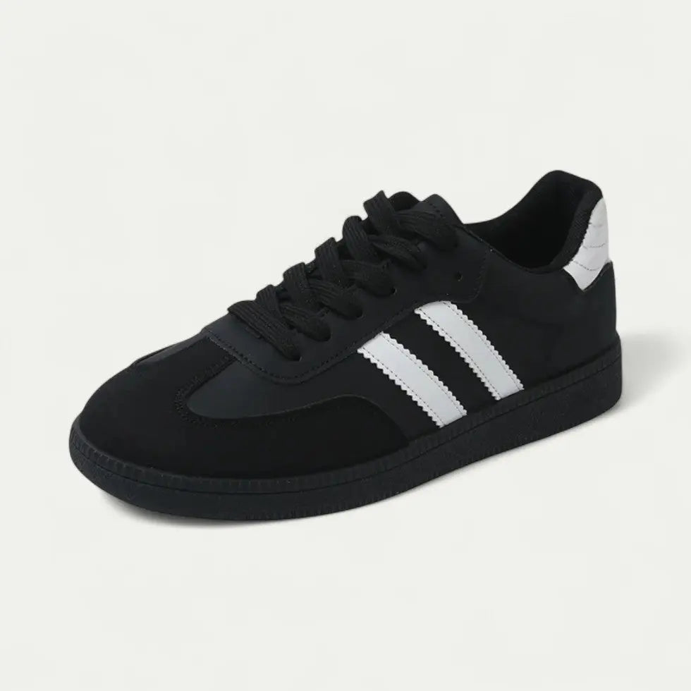 Women's walking trainers with cushioned sole, breathable lining, stylish supportive fit for all-day comfort