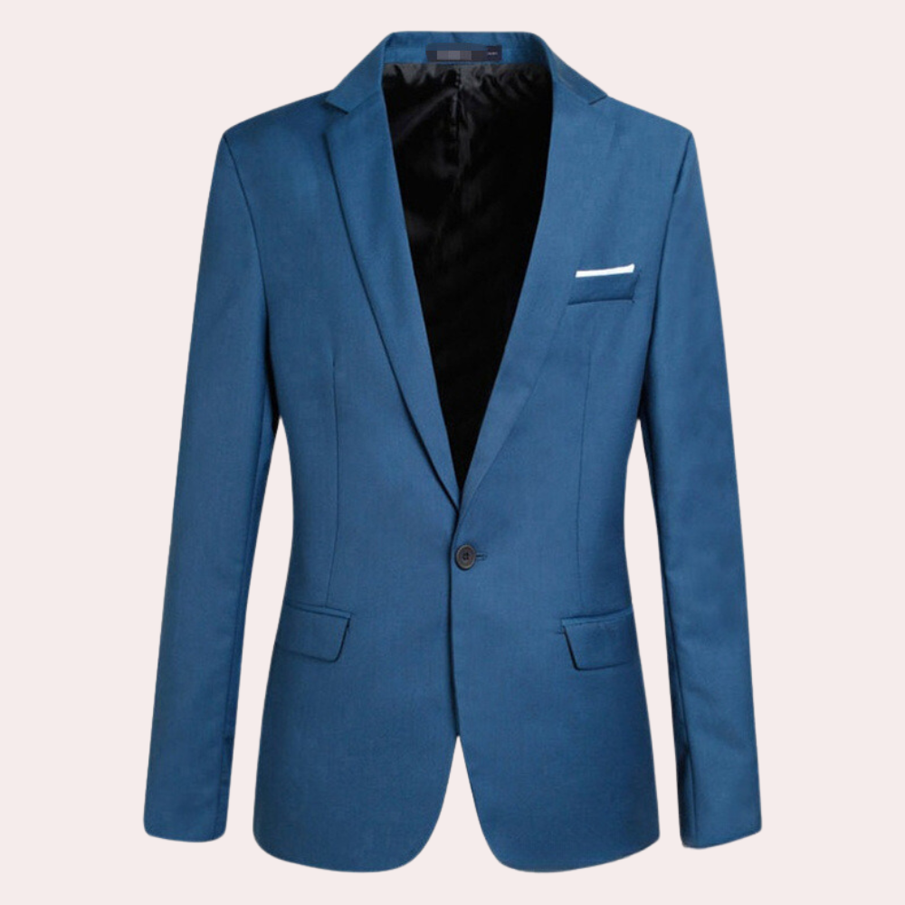Adrian men's modern fit blazer in classic tailored silhouette for formal events and upscale casual wear