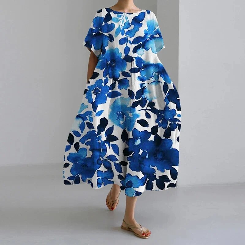 Amelie women's floral boho dress breezy silhouette delicate romantic print effortless flowing summer style