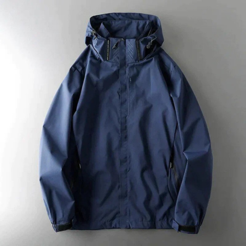 Ioan hooded windbreaker lightweight breathable fluid cut wind-resistant jacket for active urban commuters