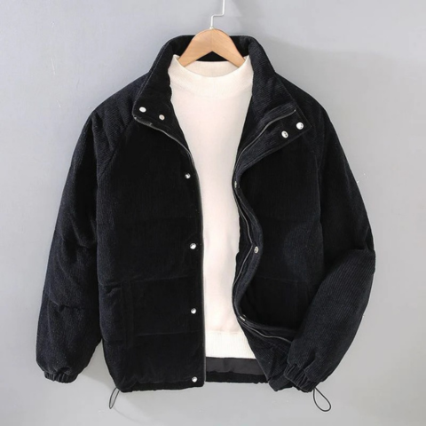 Men's Ayden casual jacket modern fitted cut high collar warm urban outerwear versatile everyday style