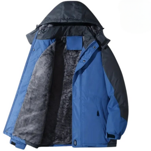 Nevio men's weatherproof insulated hiking jacket in durable design with breathable modern fit