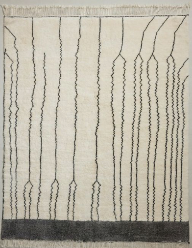 Custom made Luxury Shag Moroccan Rug for mlkstudio.com - 9x12 - Urbann-Vibe