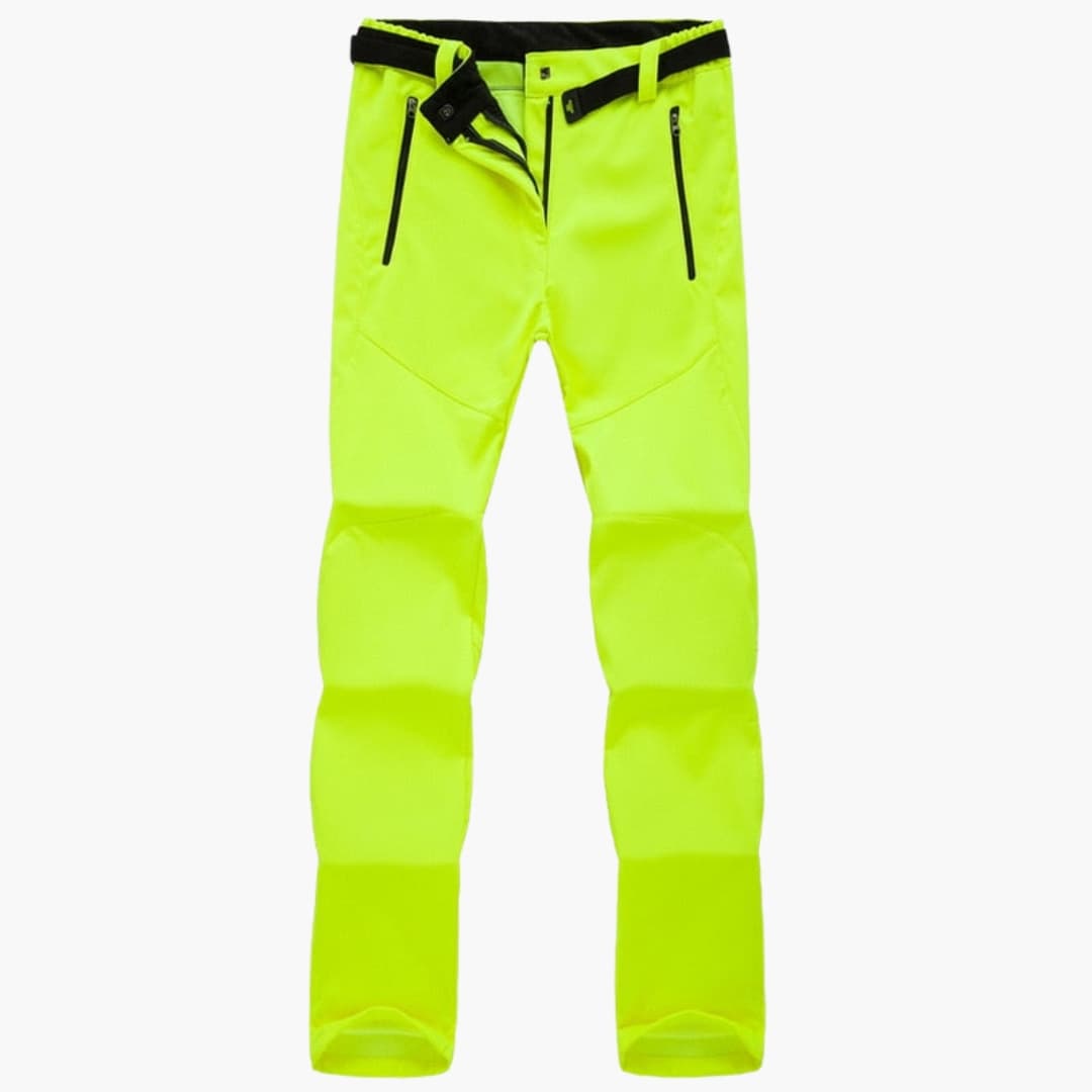 Women's hiking pants with elastic cuffs and zippered pockets, trail-ready fit for all-day outdoor comfort