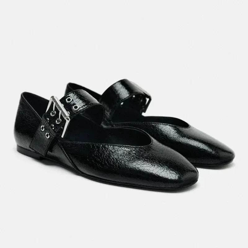 Women's pointed toe leopard print flats, stylish all-day comfort for work and weekend wear