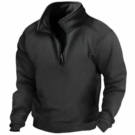Kasper unisex warm jumper in neutral tone, modern silhouette, cozy cold-weather knit for casual elegance