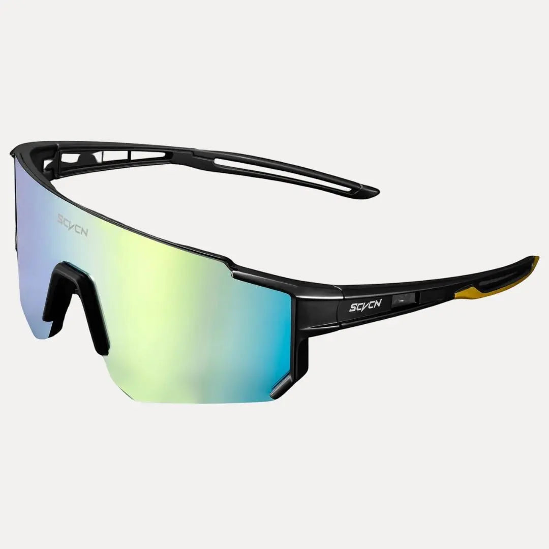 ProShield wraparound cycling sunglasses UV400 aerodynamic frame for serious cyclists wind protection