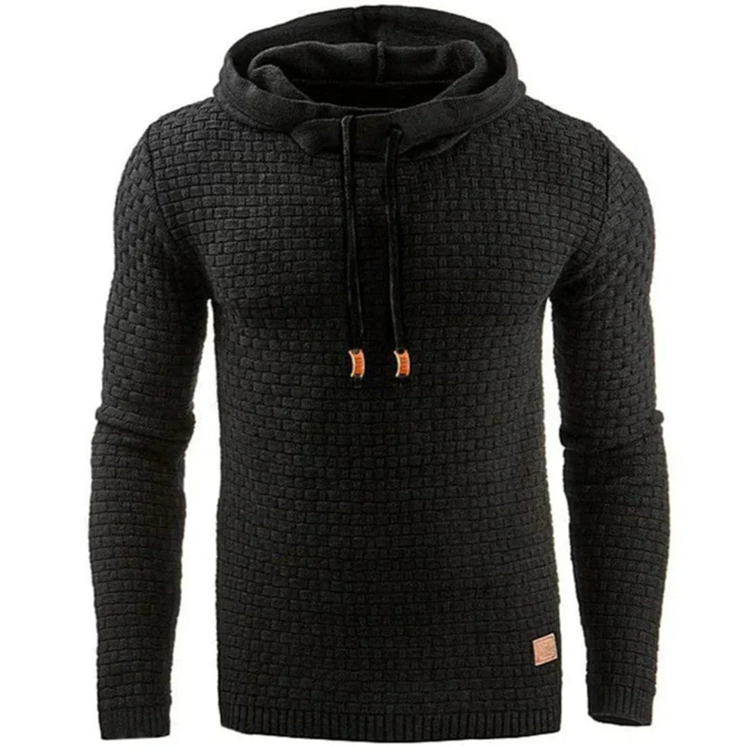 Samuel casual knit jumper in relaxed silhouette, soft sustainable everyday knitwear with easy-care comfort