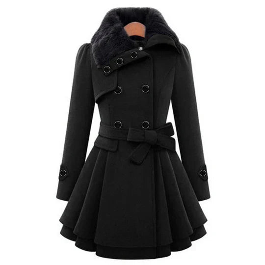 Dagmar women's long-line winter coat tailored silhouette premium insulated cold-weather outerwear