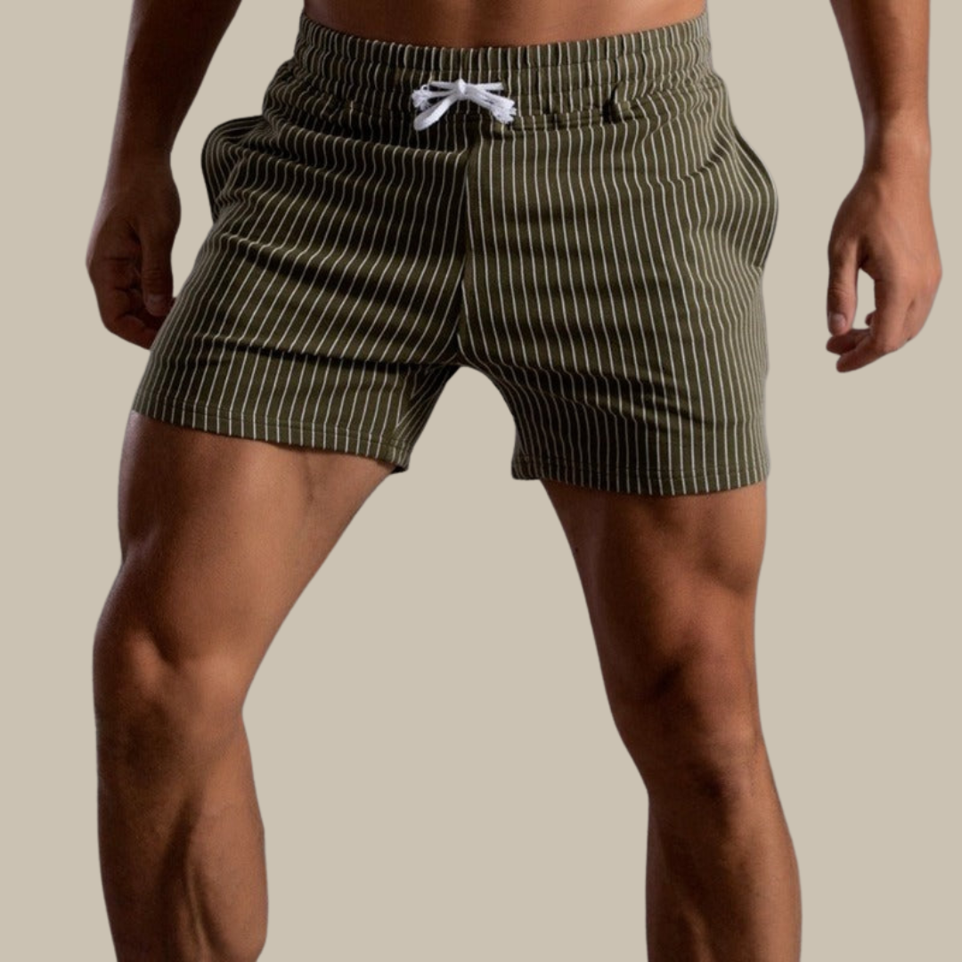 Arno men's black super stretchy fitness shorts form-fitting design for ultimate flexibility