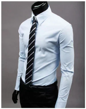 Wilhelm slim fit men's dress shirt tailored silhouette versatile office casual elegant essential