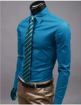 Wilhelm men's slim fit dress shirt tailored silhouette versatile office casual elegant essential