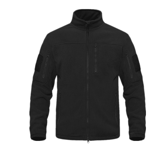 Men's warm tactical jacket olive multi-pocket design durable outdoor adventurer cold weather layer