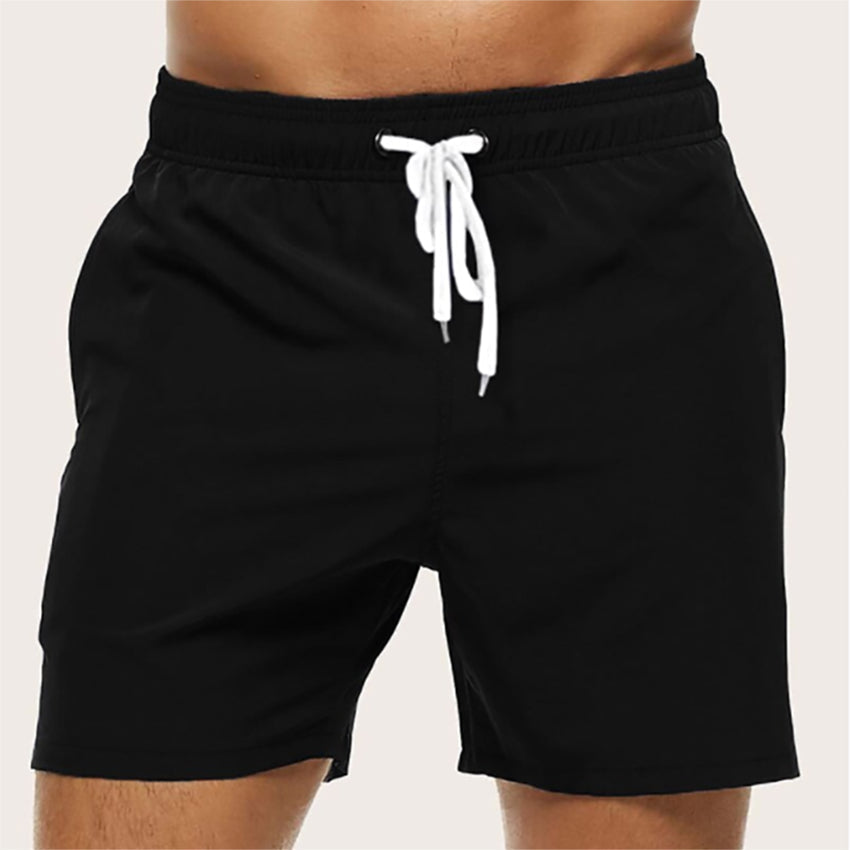 Max men's swim trunks quick-dry elastic waistband drawstring beach poolside comfort fit stylish