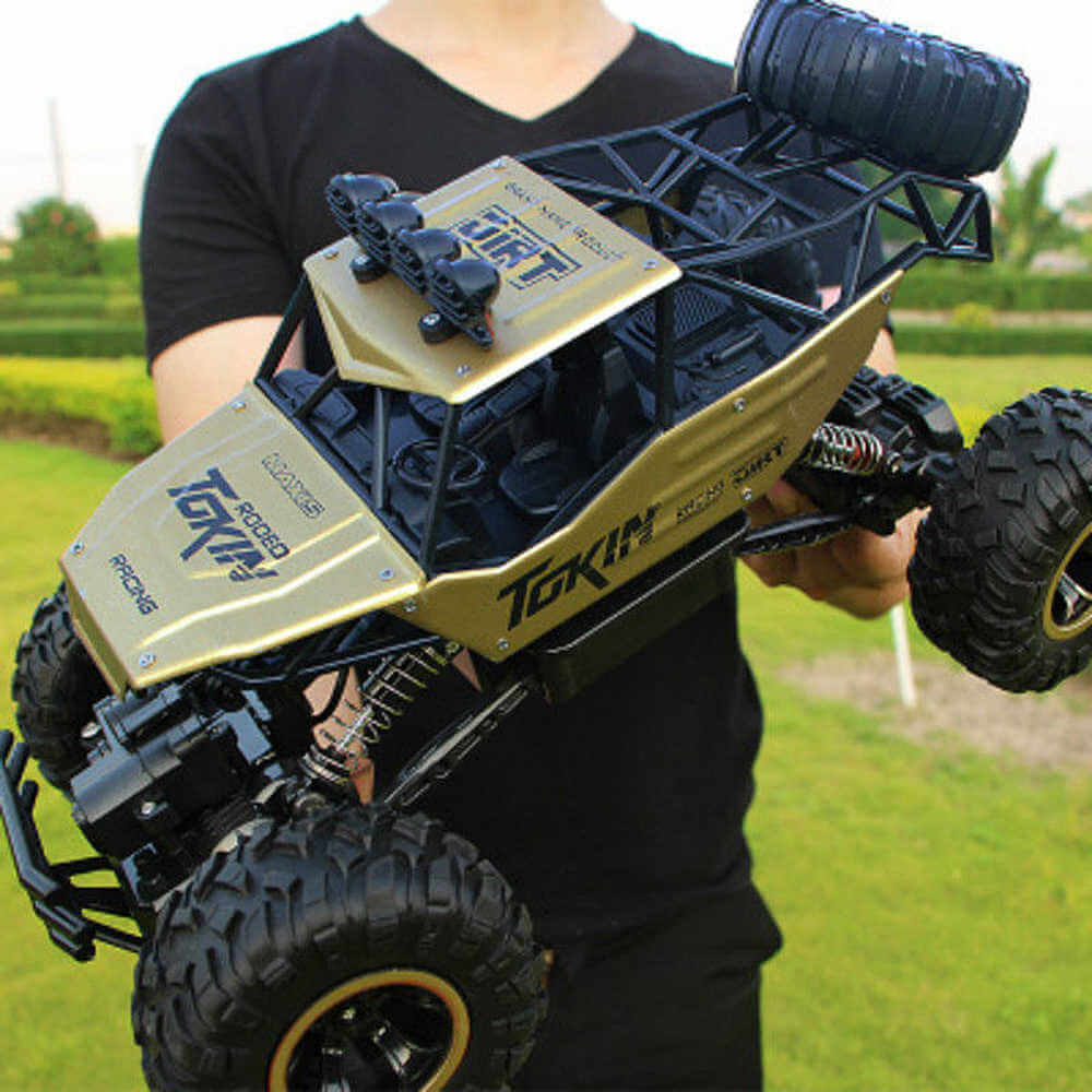 1/10 scale 4x4 RC monster truck off-road high-performance all-terrain remote control car kids adults