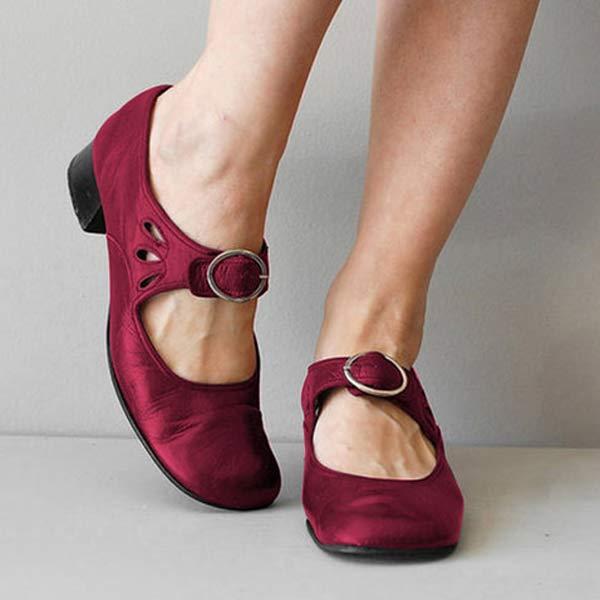 Jolien tan leather slip-on sandals with contoured ergonomic footbed for all-day support
