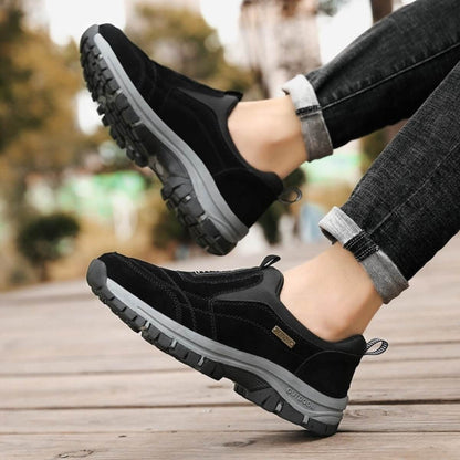 Lucas orthopedic slip-on shoes breathable mesh ergonomic design all-day comfort and foot support