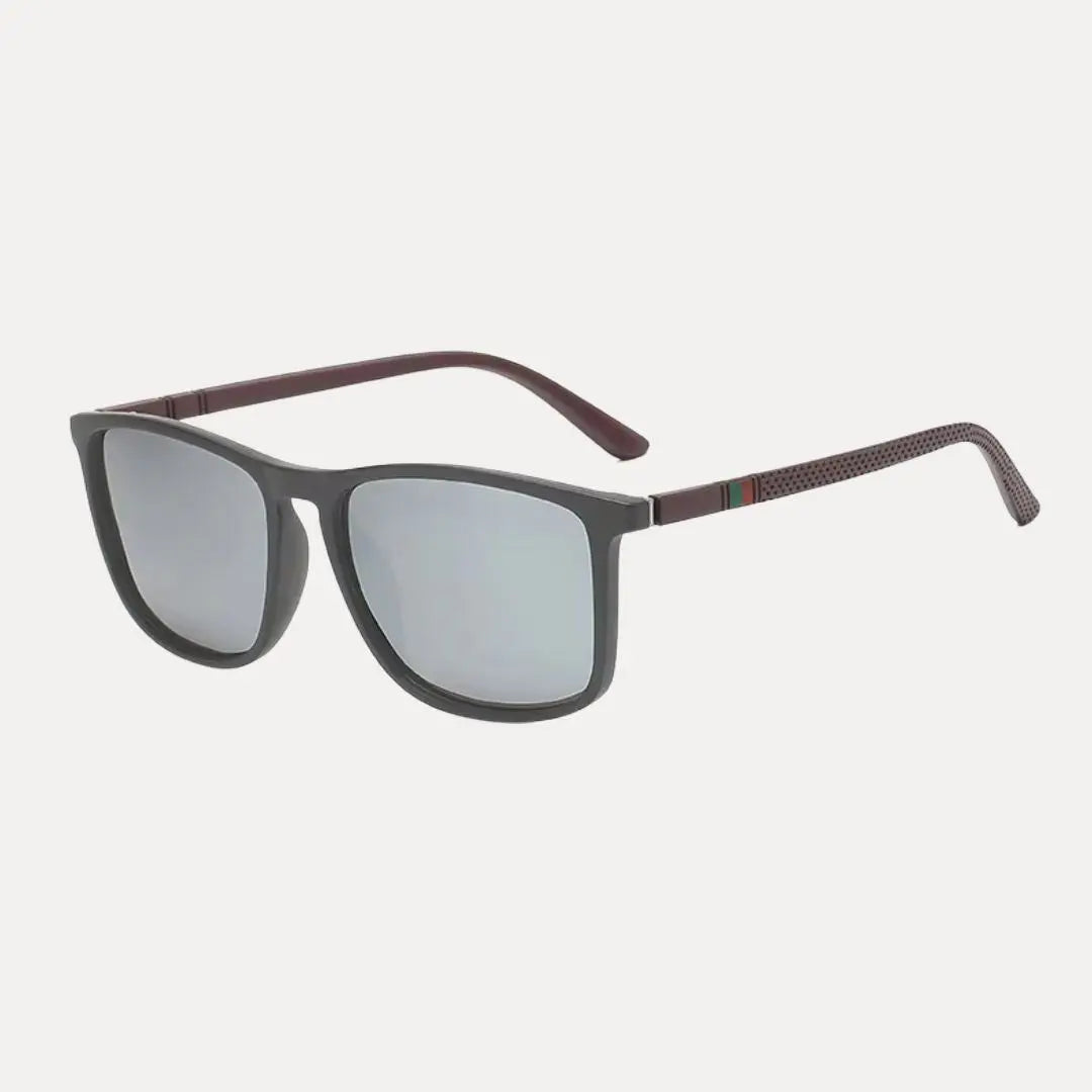 Retro square frame sunglasses tinted lenses UV400 protection vintage-inspired unisex everyday style