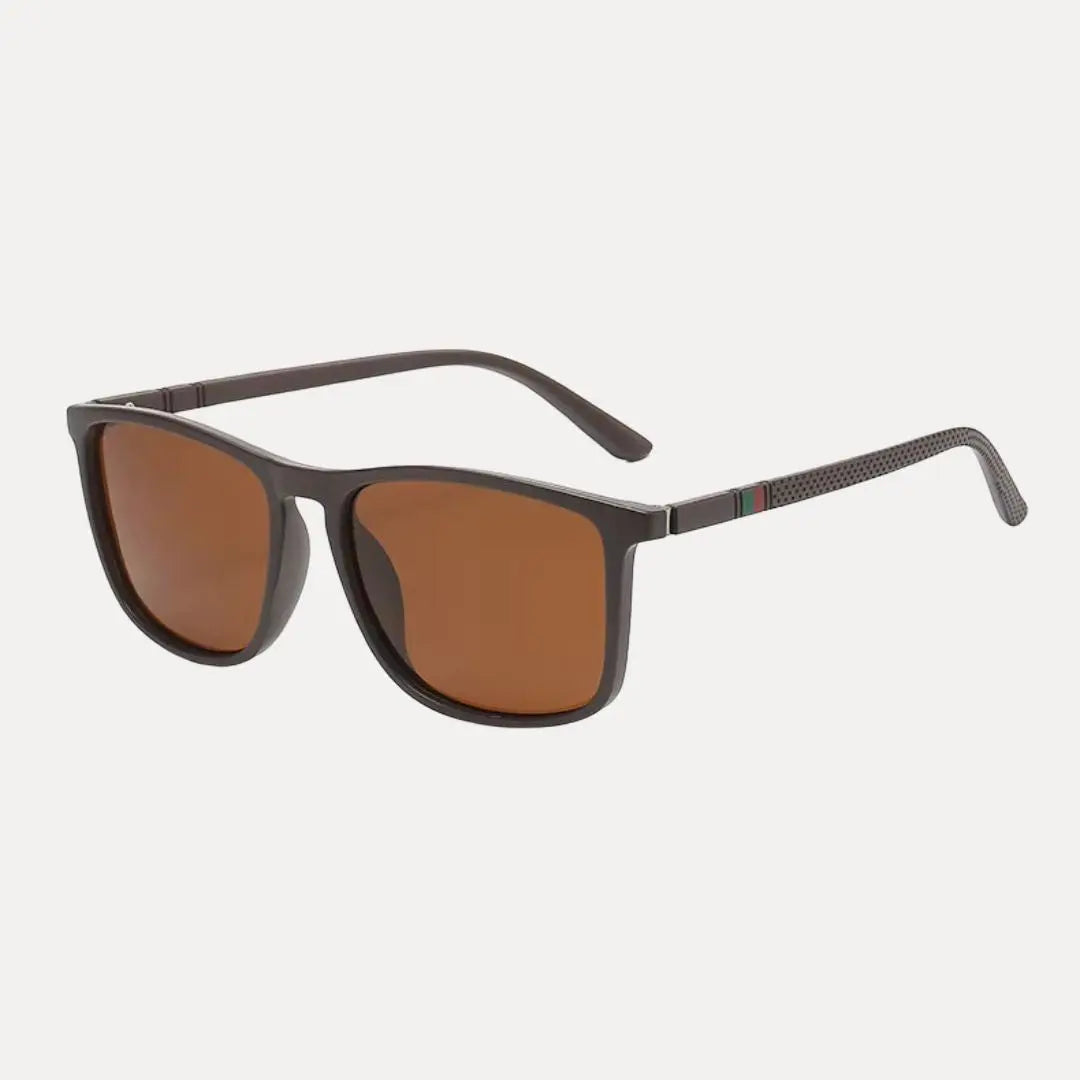Retro square frame sunglasses tinted lenses UV400 protection vintage-inspired unisex everyday style