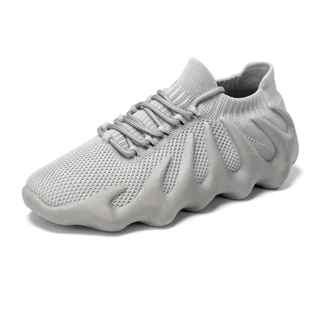 Riven Pulse low-top sneakers grey 360-degree seamless knit upper with ergonomic foam sole