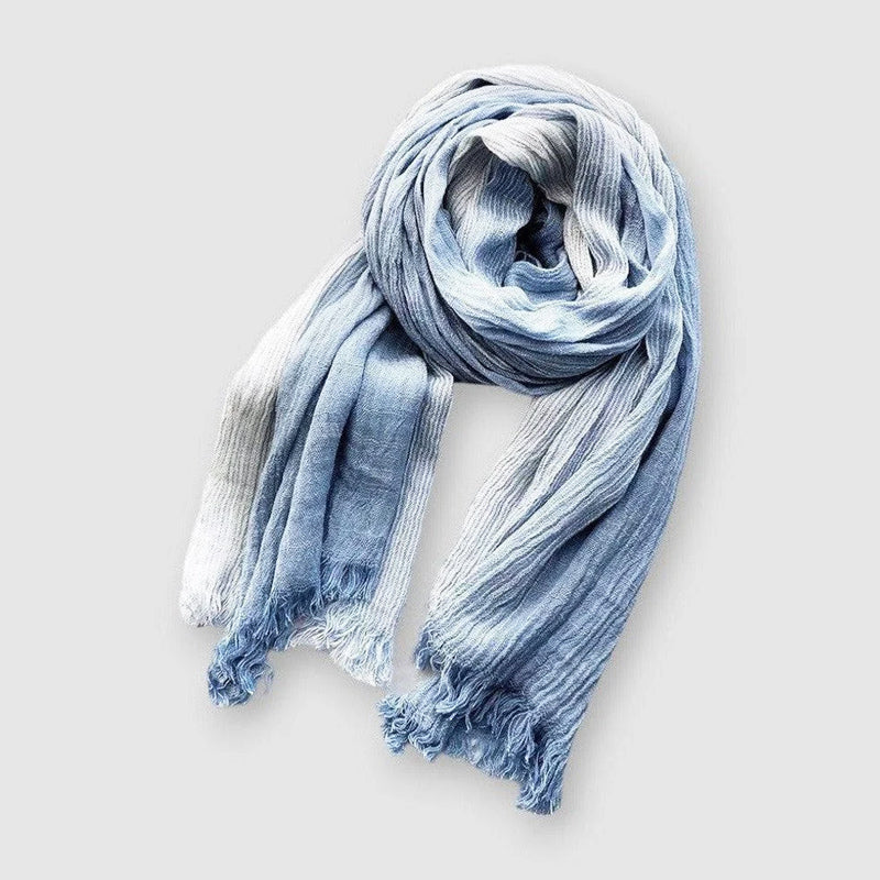 Rivermont striped cotton blend scarf lightweight breathable versatile accessory for fashion-forward women