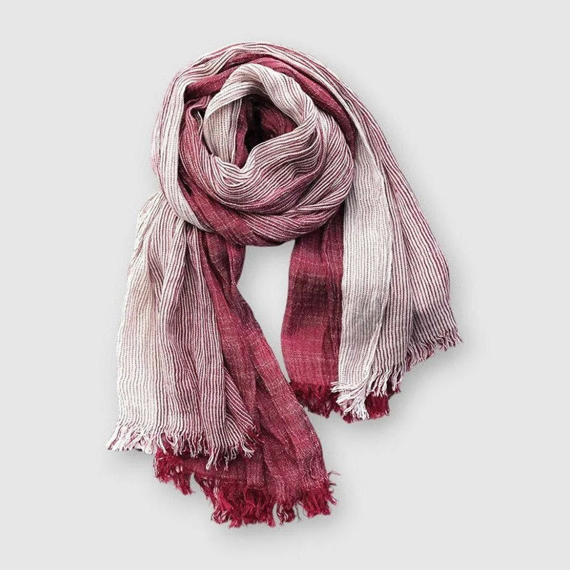 Rivermont striped cotton blend scarf lightweight versatile accessory for fashion-forward women
