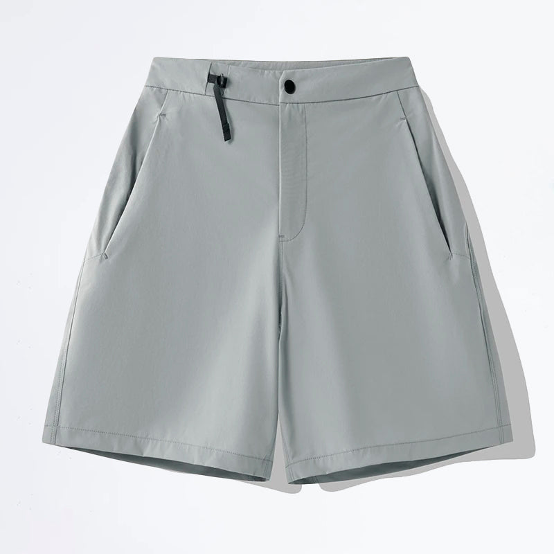 Roberto Russo Chrome Ridge men's athletic shorts, lightweight quick-dry nylon-spandex stretch fit