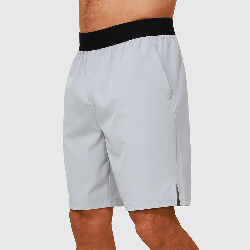 Roberto Russo Enduro men's black running shorts lightweight quick-dry performance fit polyester-spandex blend