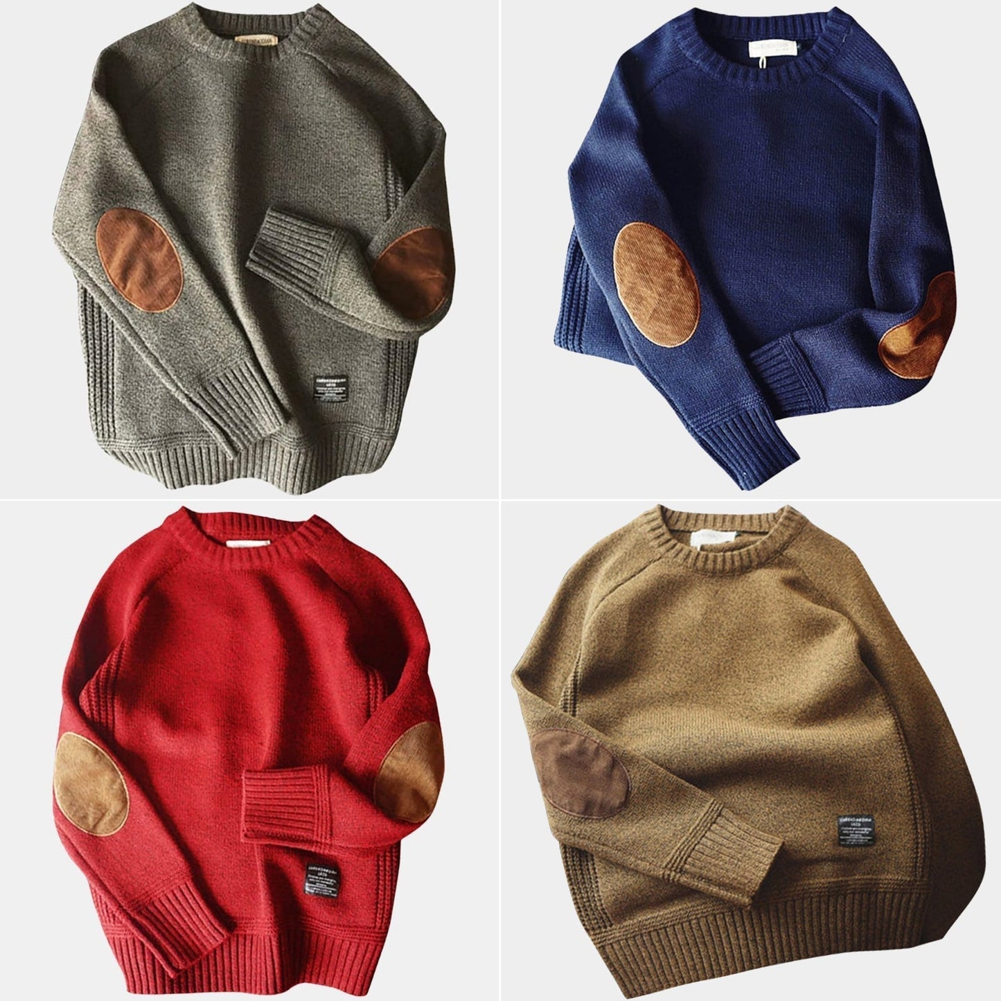 Roberto Russo New York wool knit sweater ribbed cuffs premium urban professional timeless style