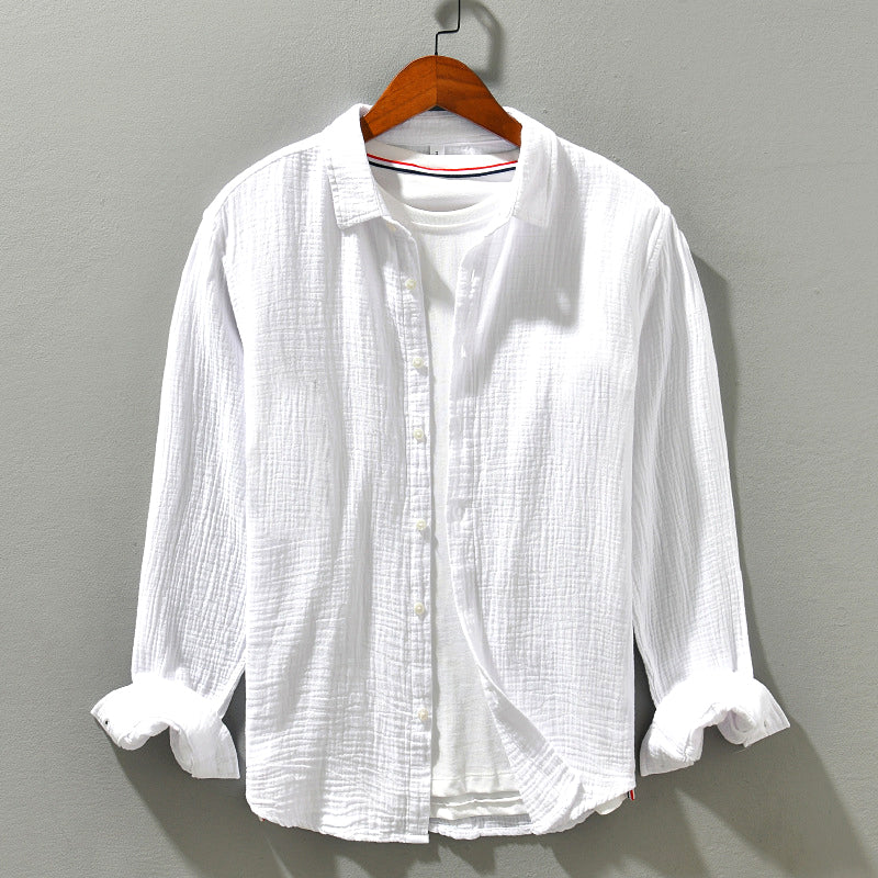 Roberto Russo Paradise Cove men's cotton shirt turn-down collar relaxed summer fit multi-color